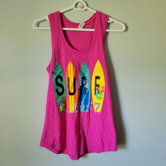 District Perfect Tri Tank Women's Small Racerback Shirt 2pc Bundle Pink & Blue - Picture 5 of 9